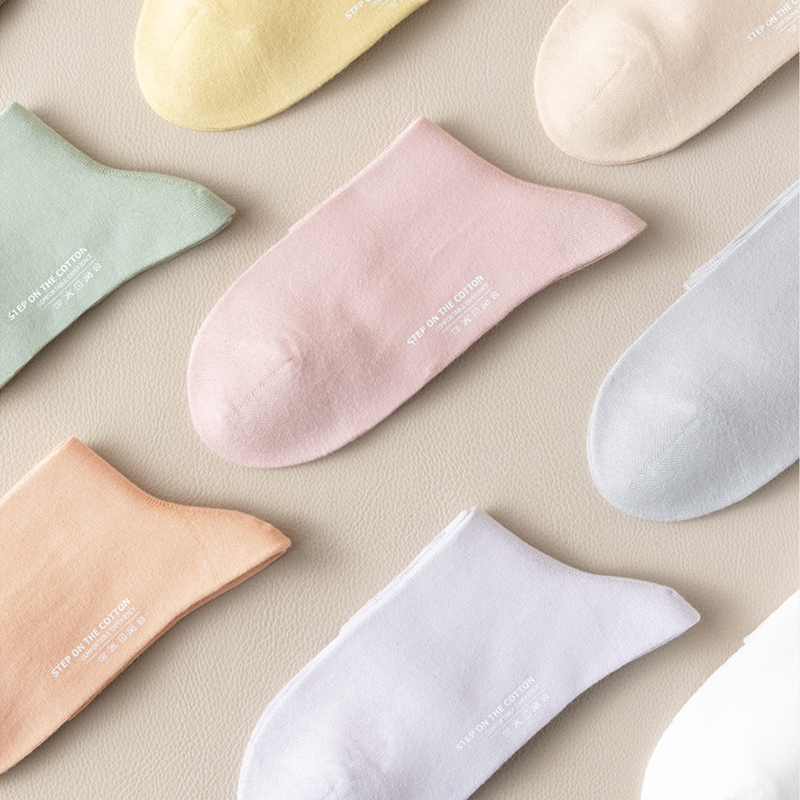 Tất cotton Cổ Cao Thiết Kế Mới Thời Trang Mùa Hè Dành Cho Nữ