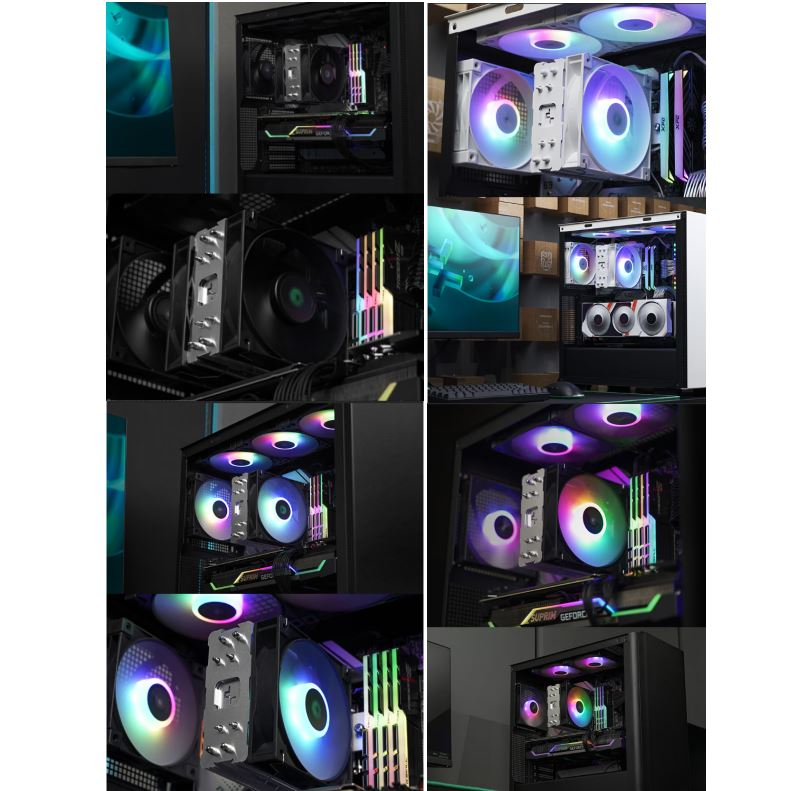 Deepcool Máy Làm Mát Không Khí Ppu ag400 4 gammaxx 220w lga1700 / 1200 / 115x / am5 / am4