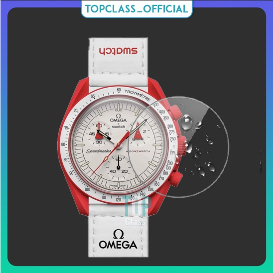 Set 2 Kính Cường Lực Cao Cấp Bảo Vệ Màn Hình Đồng Hồ Swatch X Omega