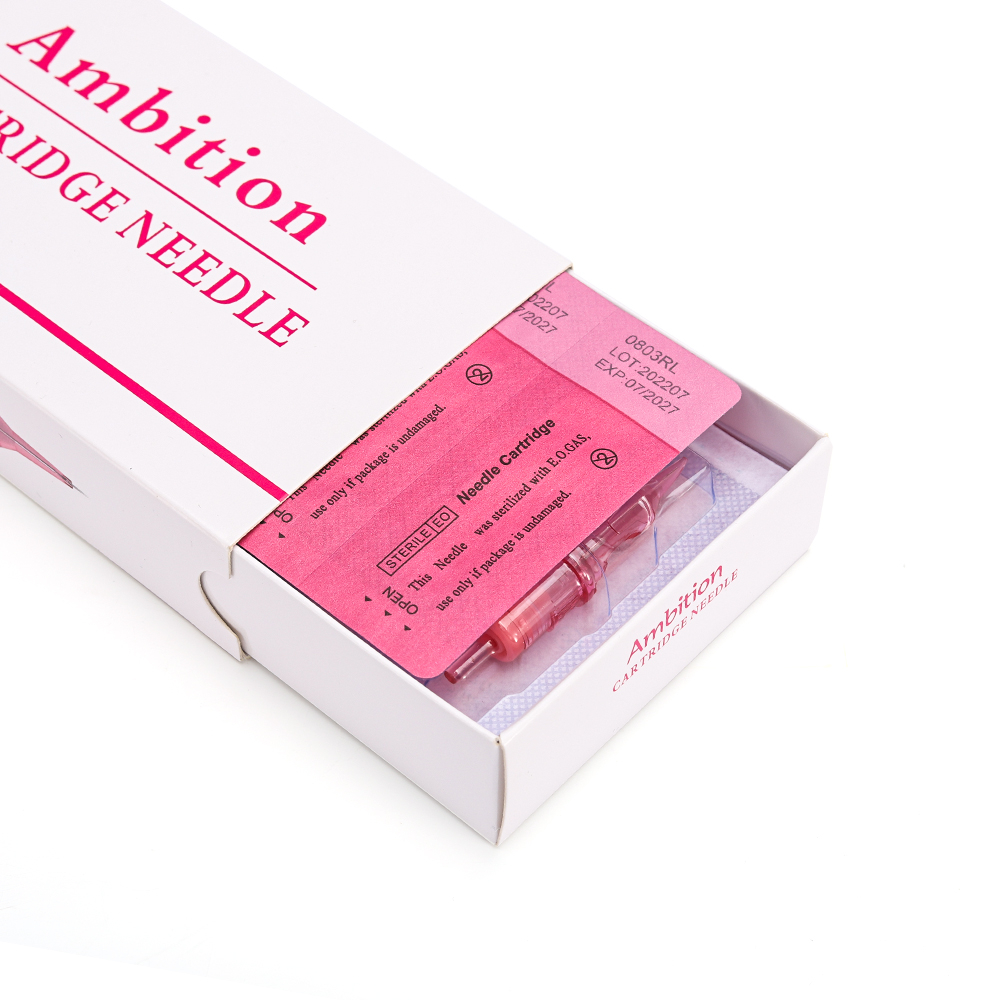 Kim xăm Ambition hình tròn SMP & bán vĩnh viễn trang điểm mắt lông mày / môi 1RL 3RL 5RL 7RL 9RL