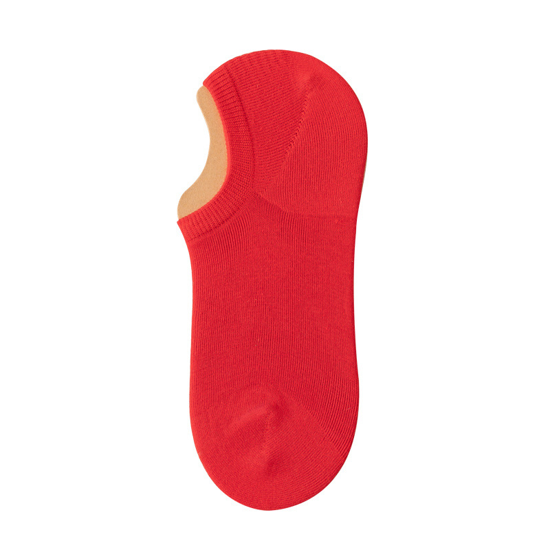 Mới Đôi Tất cotton Màu Đỏ Thời Trang Cho Nữ