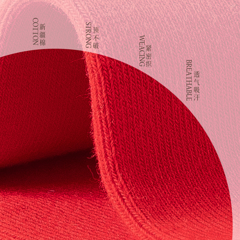 Mới Đôi Tất cotton Màu Đỏ Thời Trang Cho Nữ