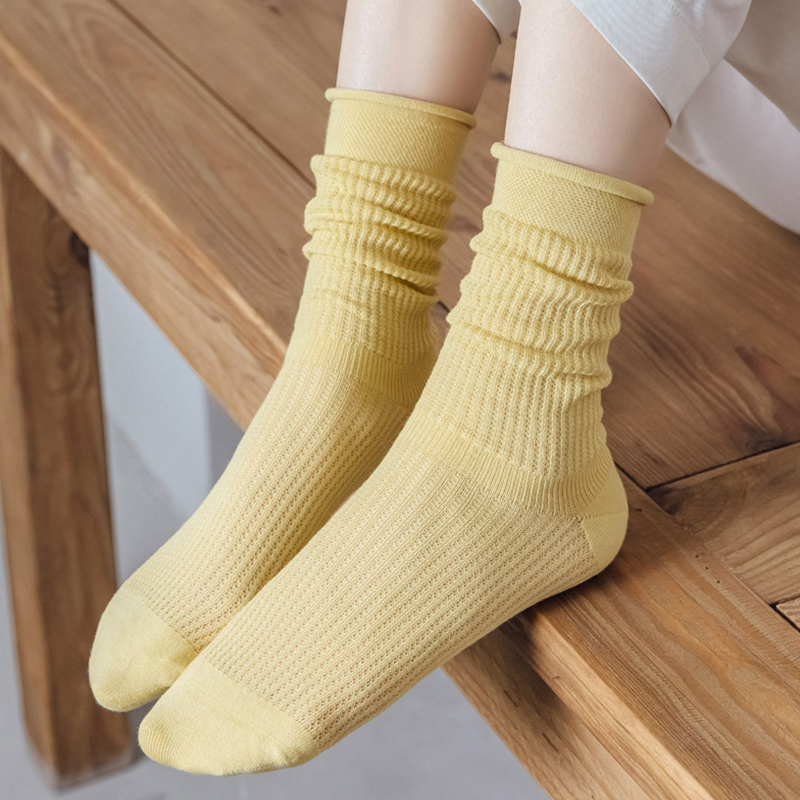 Vớ cotton Cổ Ngắn Thoáng Khí Thời Trang Mùa Hè Xinh Xắn Cho Nữ