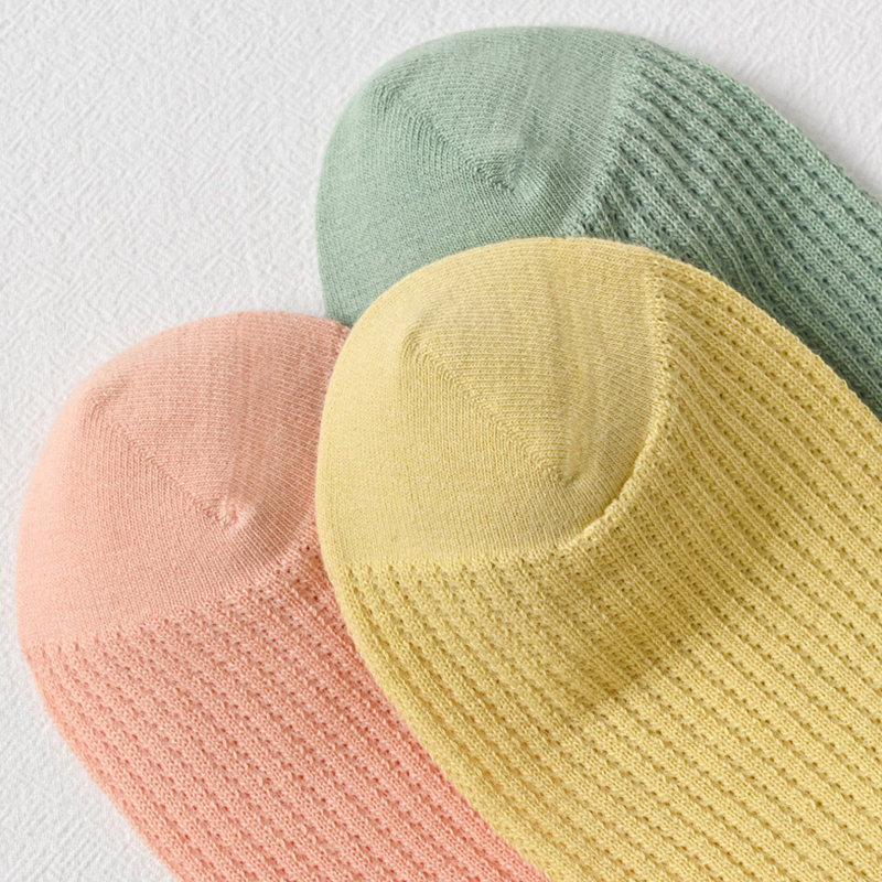 Vớ cotton Cổ Ngắn Thoáng Khí Thời Trang Mùa Hè Xinh Xắn Cho Nữ