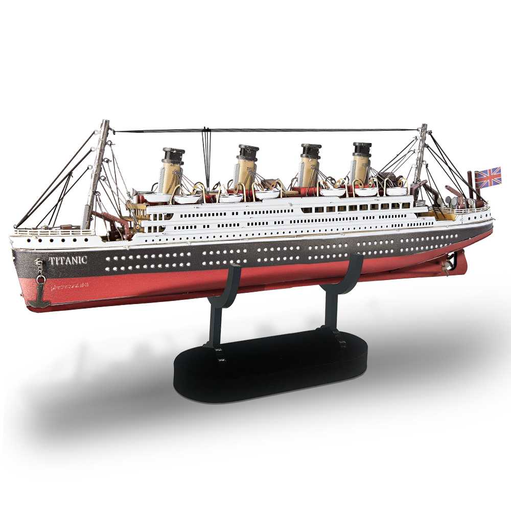 Mô hình lắp ráp PIECECOOL tàu Titanic 3D bằng kim loại làm quà tặng trang trí nội thất
