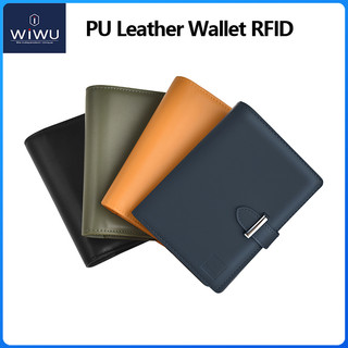 Wiwu Da PU Ambassador Ví hộ chiếu RFID Chức năng bàn chải chống trộm Túi nhẹ Túi đựng không thấm nước Thẻ đựng đồ du lịch lưu trữ lớn