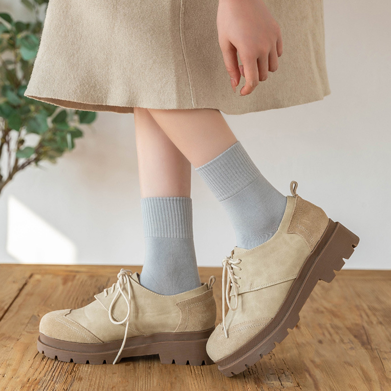 Vớ cotton Cổ Cao Thoáng Khí Thời Trang Mùa Hè Xinh Xắn Cho Nữ