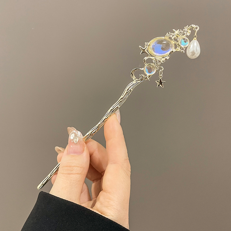 Trâm Cài Tóc Đính Ngôi Sao Tua Rua Phong Cách Trung Hoa Hiện Đại Đơn Giản Thời Trang Mới