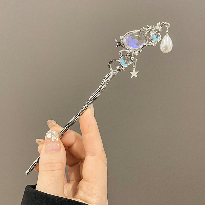 Trâm Cài Tóc Đính Ngôi Sao Tua Rua Phong Cách Trung Hoa Hiện Đại Đơn Giản Thời Trang Mới