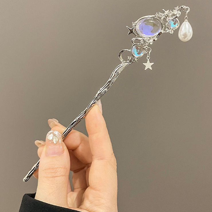 Trâm Cài Tóc Đính Ngôi Sao Tua Rua Phong Cách Trung Hoa Hiện Đại Đơn Giản Thời Trang Mới