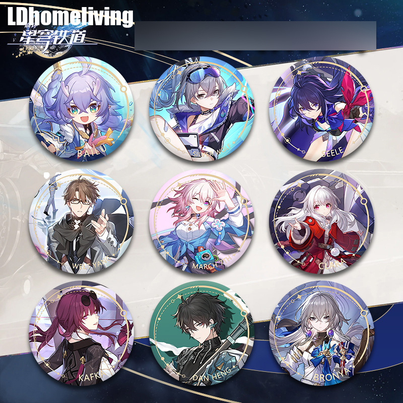 Trâm Cài Áo Bằng Thiếc Hình Ngôi Sao Chén Thánh jingyuan jingliu yanqing