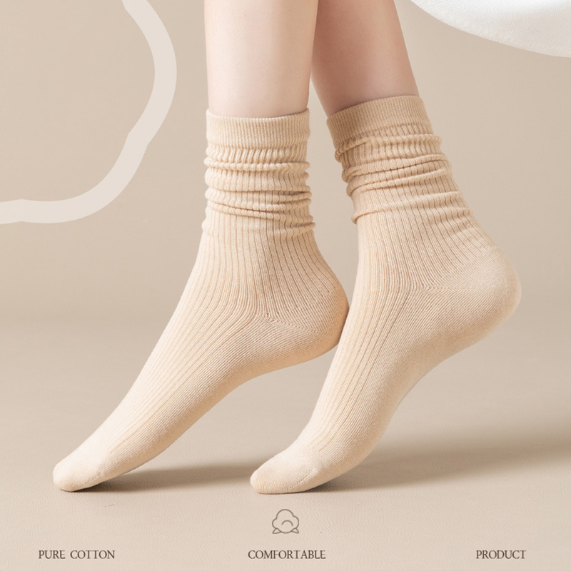 Vớ cotton Cổ Cao Thoáng Khí Thời Trang Mùa Hè Cho Nữ