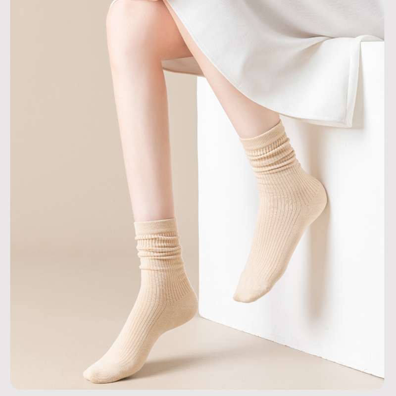 Vớ cotton Cổ Cao Thoáng Khí Thời Trang Mùa Hè Cho Nữ