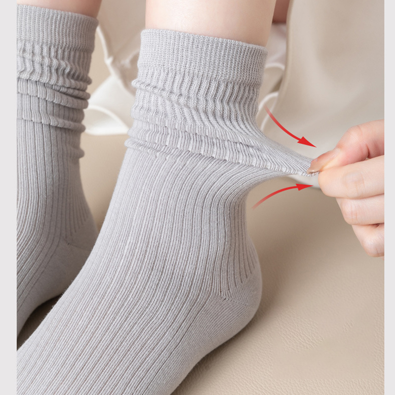 Vớ cotton Cổ Cao Thoáng Khí Thời Trang Mùa Hè Cho Nữ