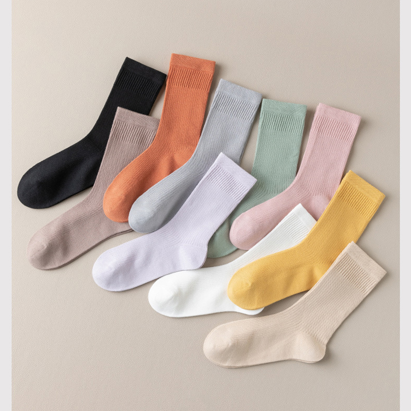 Vớ cotton Cổ Cao Thoáng Khí Thời Trang Mùa Hè Cho Nữ