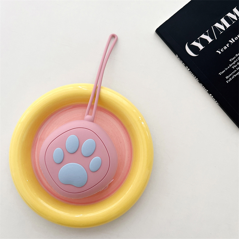 Túi Đựng Tai Nghe / Tiền Xu Bằng Silicon Màu Macaron Họa Tiết Hoạt Hình Dễ Thương