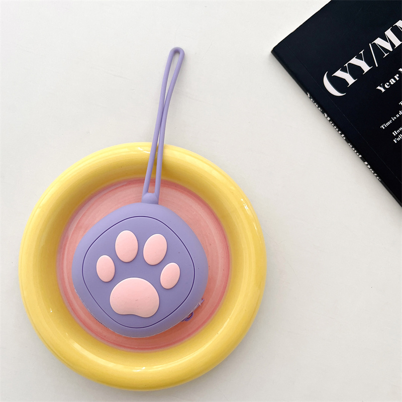 Túi Đựng Tai Nghe / Tiền Xu Bằng Silicon Màu Macaron Họa Tiết Hoạt Hình Dễ Thương