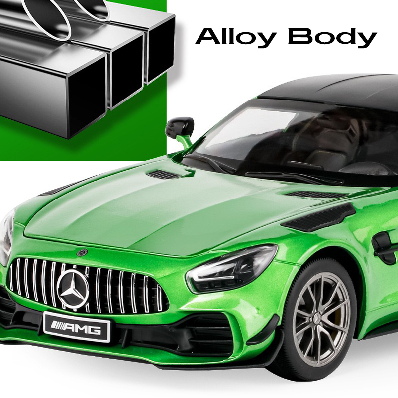 Mô Hình Xe Hơi Benz AMG GTR Hiệu Ứng Ánh Sáng Và Âm Thanh Bằng Hợp Kim Tỉ Lệ 1: 18