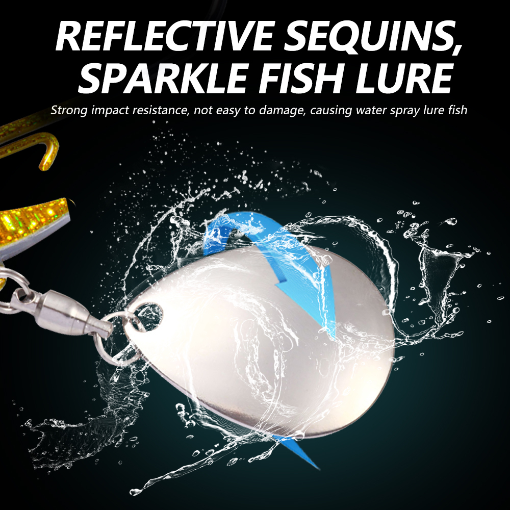 Set 5 Mồi Câu Cá Đầu Mềm 8.8g / 11.5g / 14.7g Chuyên Dụng