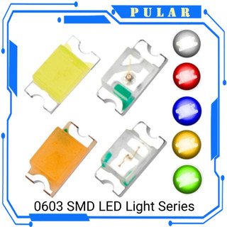 Set 100 Đèn LED Diode Siêu Sáng 5 Màu 0603 SMD