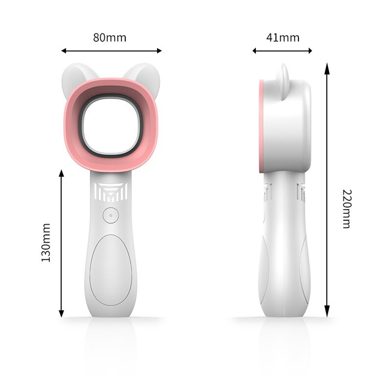 Quạt Sạc Mini Cầm Tay Không Cánh Dễ Thương