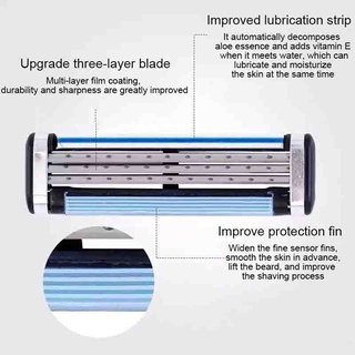 Set 8 Lưỡi Dao Cạo Râu MACH 3 Chuyên Dụng Cho Nam