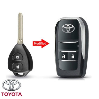 Vỏ Chìa Khóa 2 Nút Cho Toyota Camry Avalon Corolla Rav4 Venza Yaris