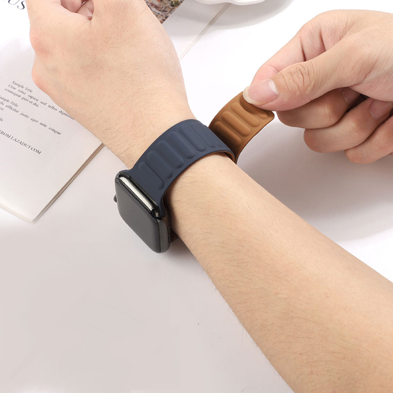 Dây Đeo Silicon Chống Nước Có Nam Châm Cho Đồng Hồ Thông Minh Haylou RS4 Plus