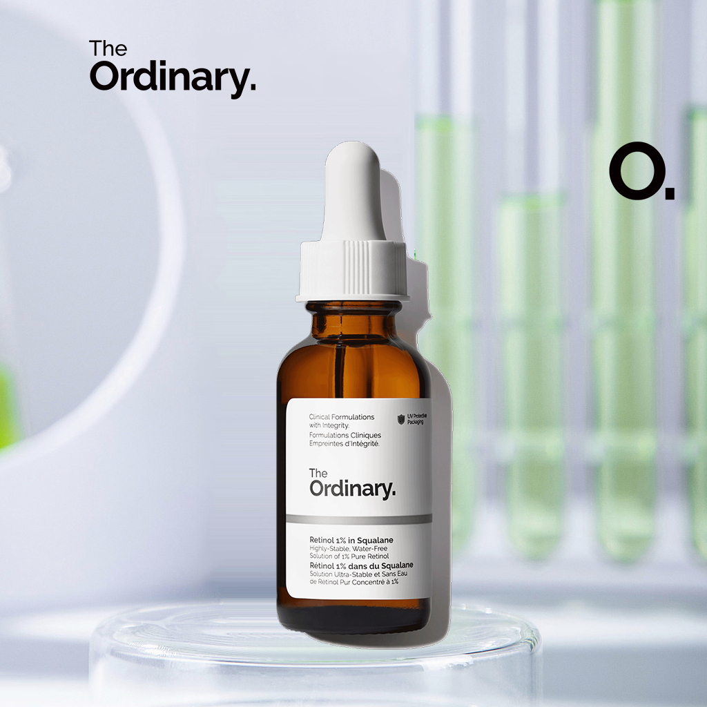 THE ORDINARY Kem Dưỡng Da  Retinol Chống Lão Hóa Giảm Nếp Nhăn - Retinol 1% Ở Squalane - 30ml