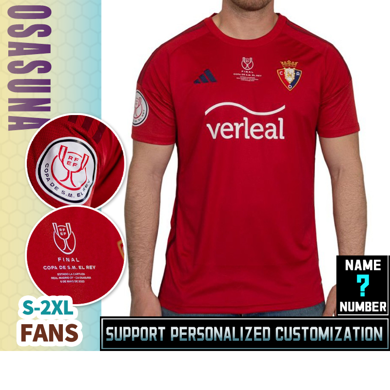 Áo Thun Bóng Đá Osasuna 23 / 24 Size S-2XL