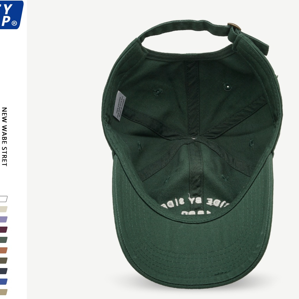Mũ Lưỡi Trai Mềm Thêu Chữ 1990 Phong Cách Đường Phố Hàn Quốc Thời Trang Mùa Hè Cho Cặp Đôi