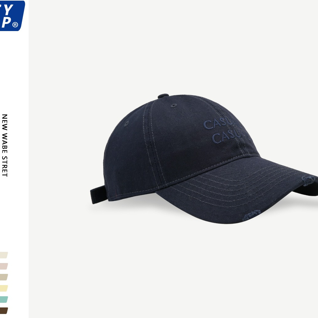 Mũ Lưỡi Trai Mềm Thêu Chữ Phong Cách Hàn Quốc Thời Trang Cho Cặp Đôi