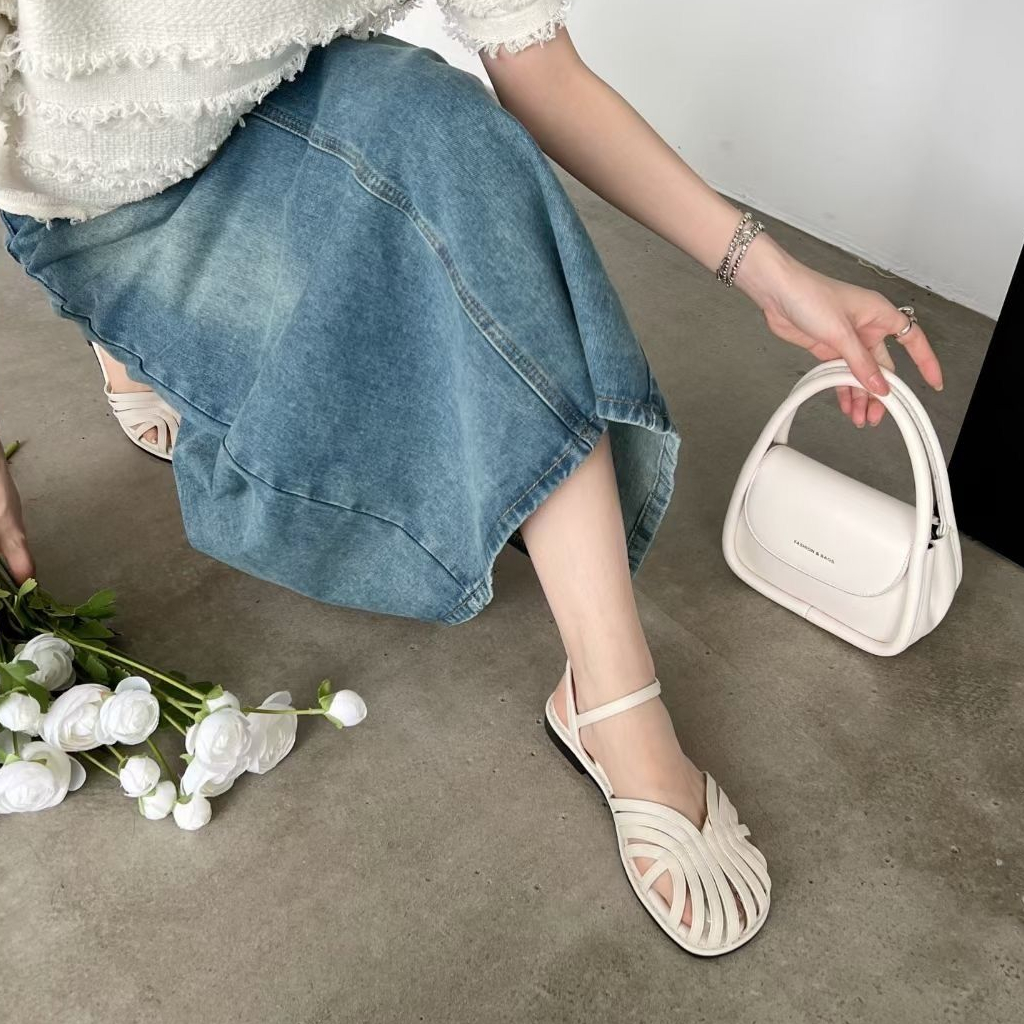 Giày Sandal Mũi Tròn Đế Mềm Thời Trang Dành Cho Nữ