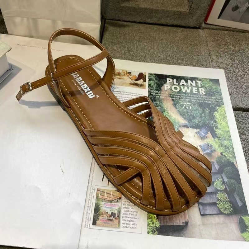 Giày Sandal Mũi Tròn Đế Mềm Thời Trang Dành Cho Nữ
