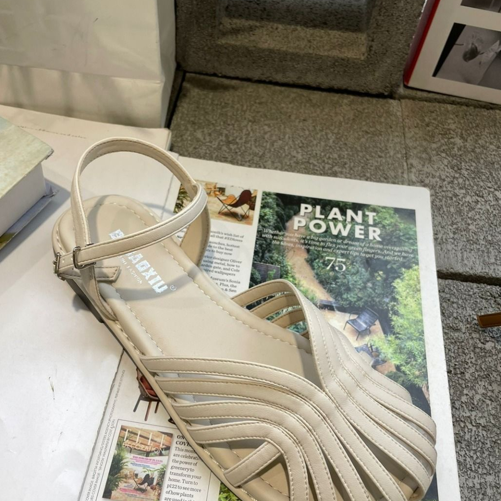 Giày Sandal Mũi Tròn Đế Mềm Thời Trang Dành Cho Nữ