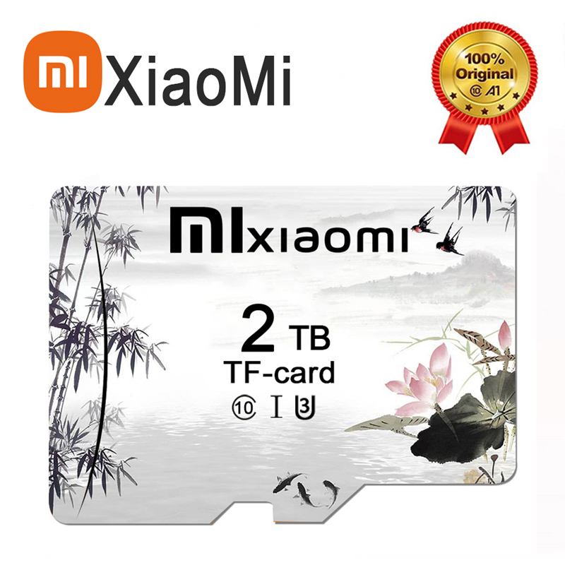 Thẻ Nhớ 100% XIAOMI 32GB 64GB 128GB A1 U3 Class10 2TB 1TB TF Cho Điện Thoại / Máy Tính