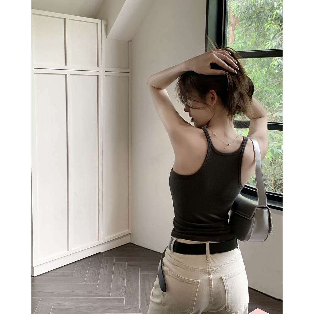 QADCOL Áo Dệt Kim Mỏng Ôm Dáng Phong Cách Thời Trang Phù Hợp Với Mùa Hè Cho Nữ Giới