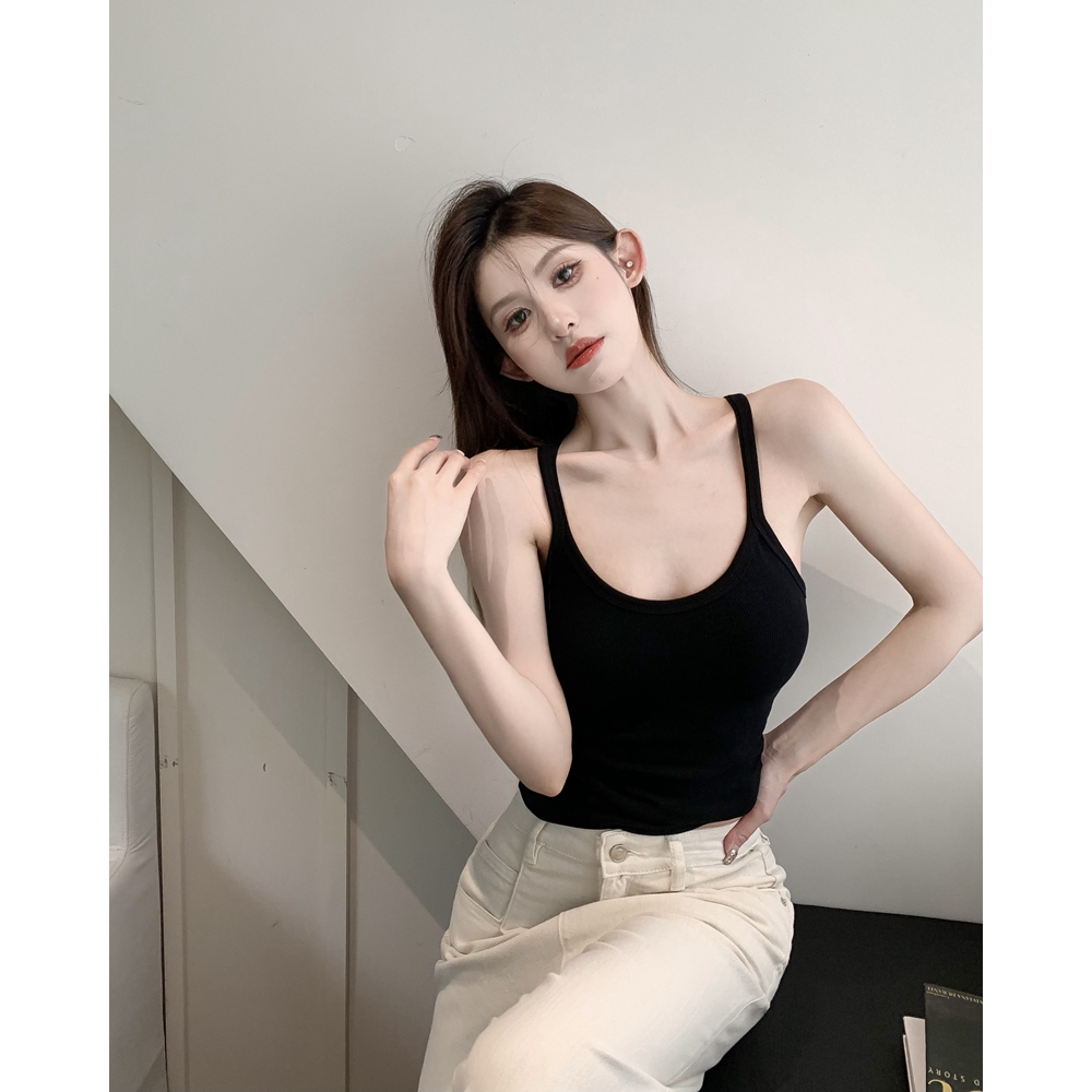 QADCOL Áo Dệt Kim Mỏng Ôm Dáng Phong Cách Thời Trang Phù Hợp Với Mùa Hè Cho Nữ Giới