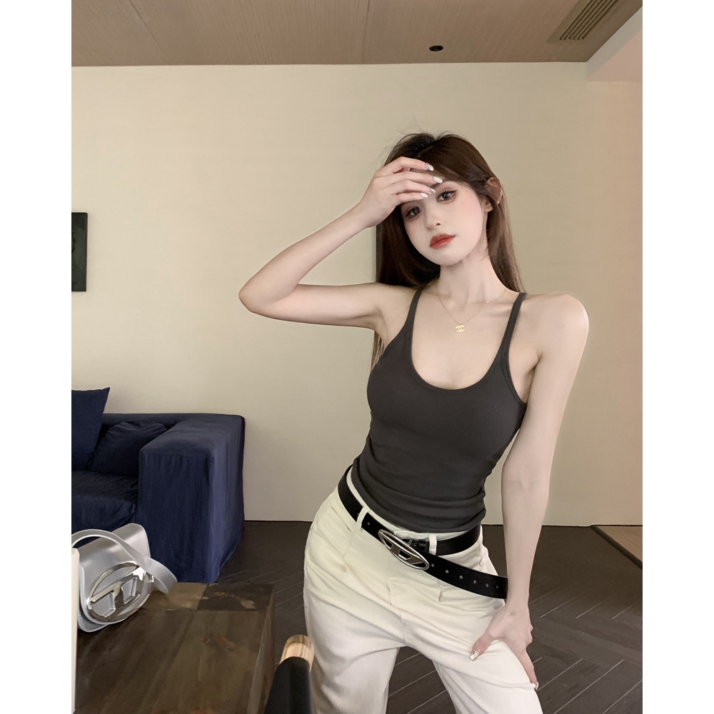 QADCOL Áo Dệt Kim Mỏng Ôm Dáng Phong Cách Thời Trang Phù Hợp Với Mùa Hè Cho Nữ Giới