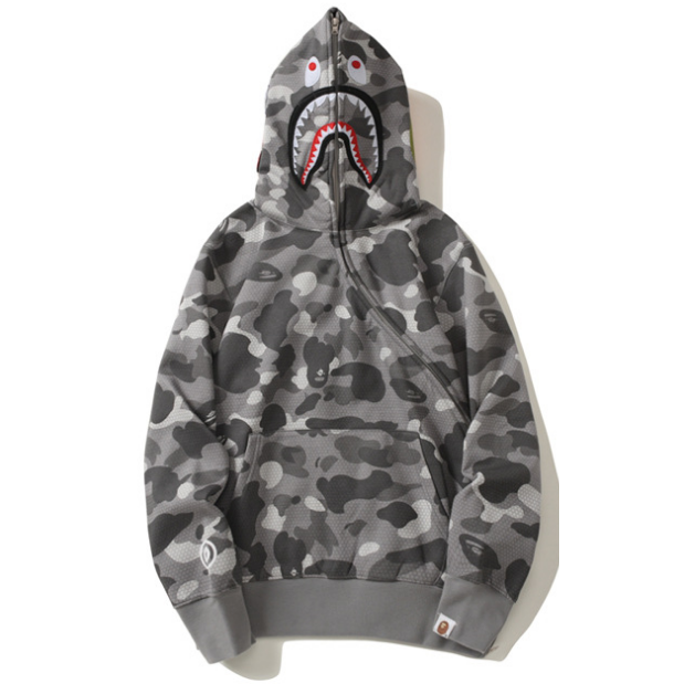 Áo Khoác Hoodie In Hình Bape Thời Trang Unisex Cổ Điển Năm