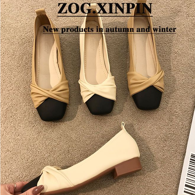 Hàng Mới Về Giày Búp Bê Mary Jane Đế Bằng Phong Cách Thanh Lịch Dành Cho Nữ
