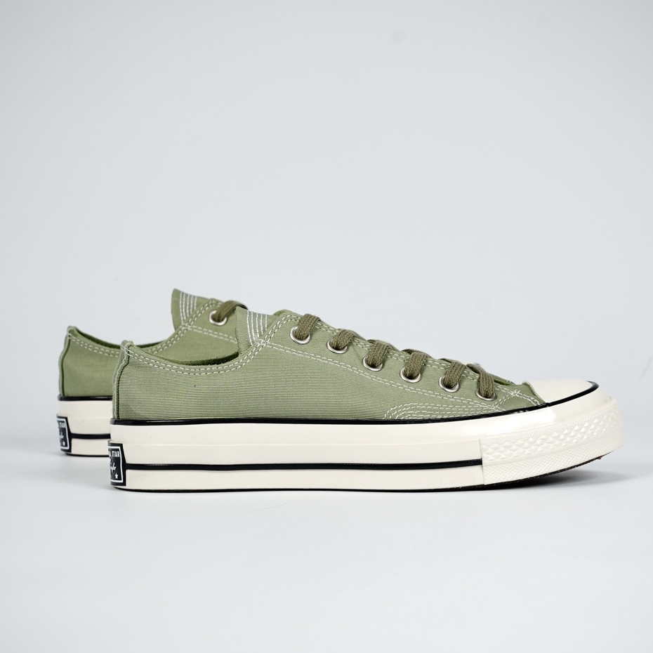 Giày Thể Thao Converse Chuck 1970s XLD Cổ Thấp Màu Xanh Bơ Phong Cách retro