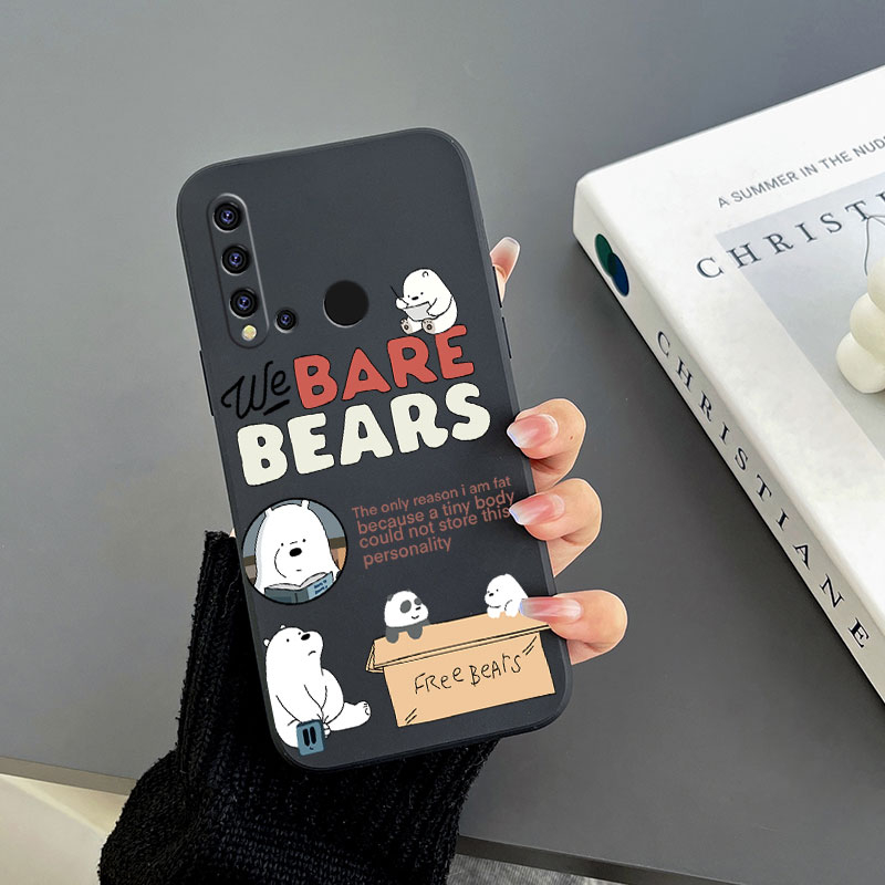 Ốp Điện Thoại Tpu Họa Tiết Chú Gấu Dễ Thương Cho P smart 2021 P smart-Z Honor 8X Honor 8XMAX Honor 9X Honor9Xpro