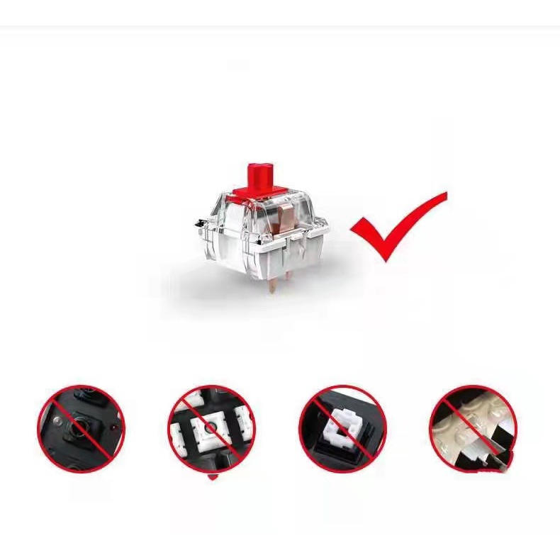 Set 4 Nút Bàn Phím Cơ PBT In Nhân Vật Hoạt Hình Anime Độc Đáo