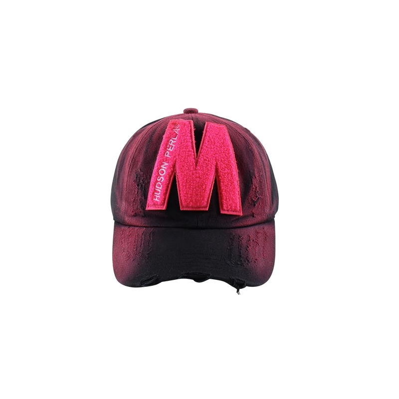 Mũ Lưỡi Trai Họa Tiết Chữ M Màu Sắc Gradient Phong Cách Hàn Quốc Độc Đáo