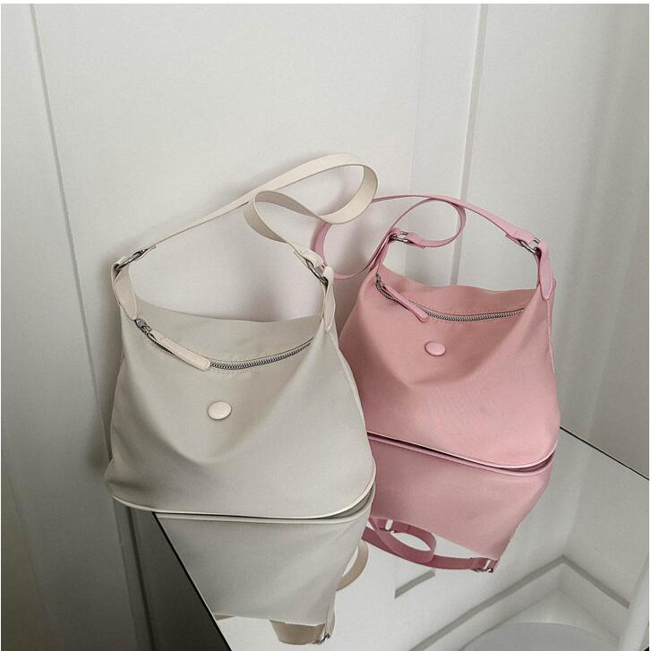 Túi Xách Đeo Vai / Kẹp Nách Chất Liệu Nylon Phong Cách Thời Trang Hàn Quốc Cho Nữ