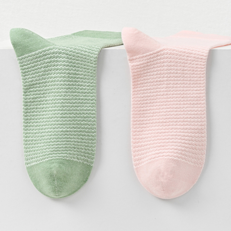 Vớ cotton Thấm Hút Mồ Hôi Thoáng Khí Thời Trang Mùa Hè Mới Cho Nữ