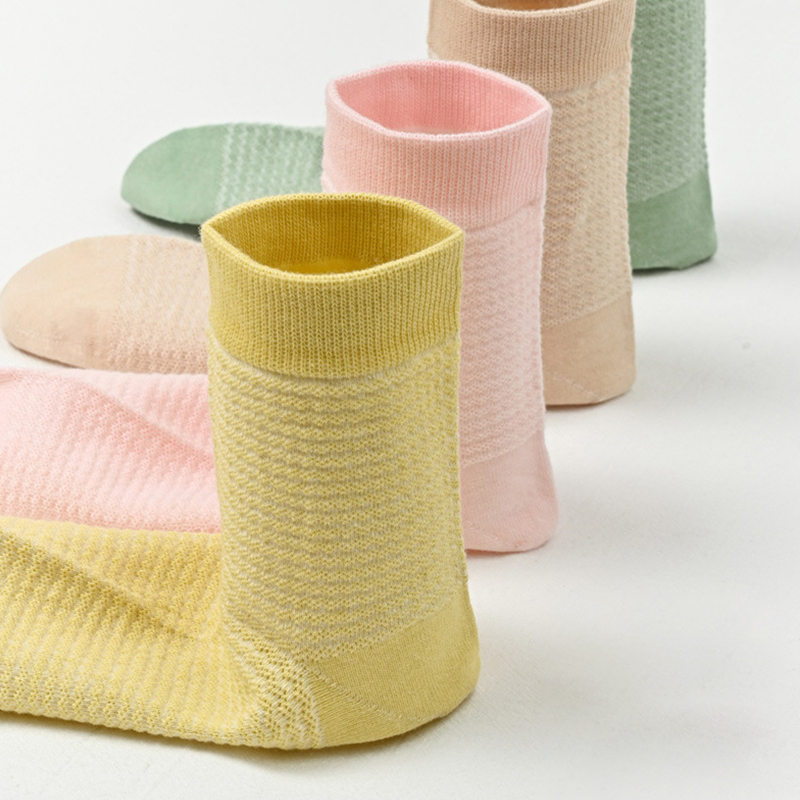 Vớ cotton Thấm Hút Mồ Hôi Thoáng Khí Thời Trang Mùa Hè Mới Cho Nữ