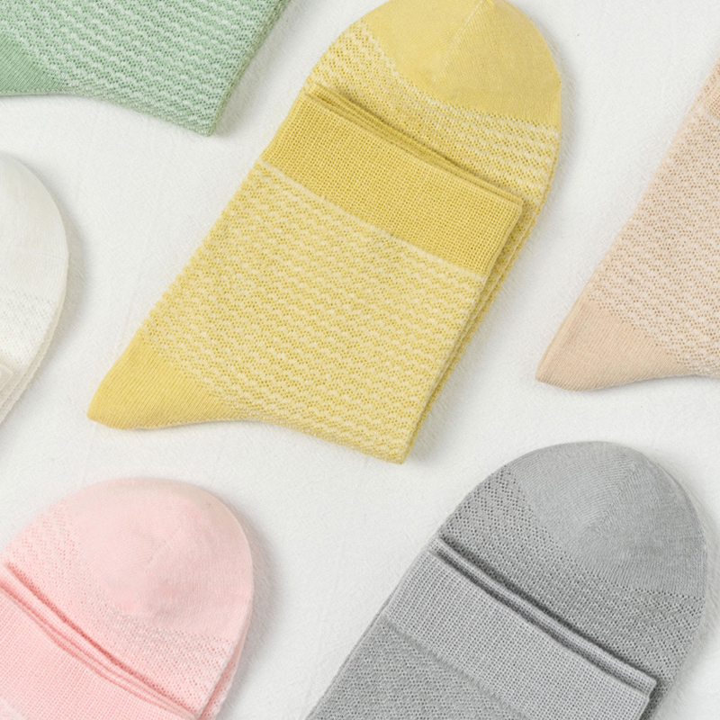 Vớ cotton Thấm Hút Mồ Hôi Thoáng Khí Thời Trang Mùa Hè Mới Cho Nữ