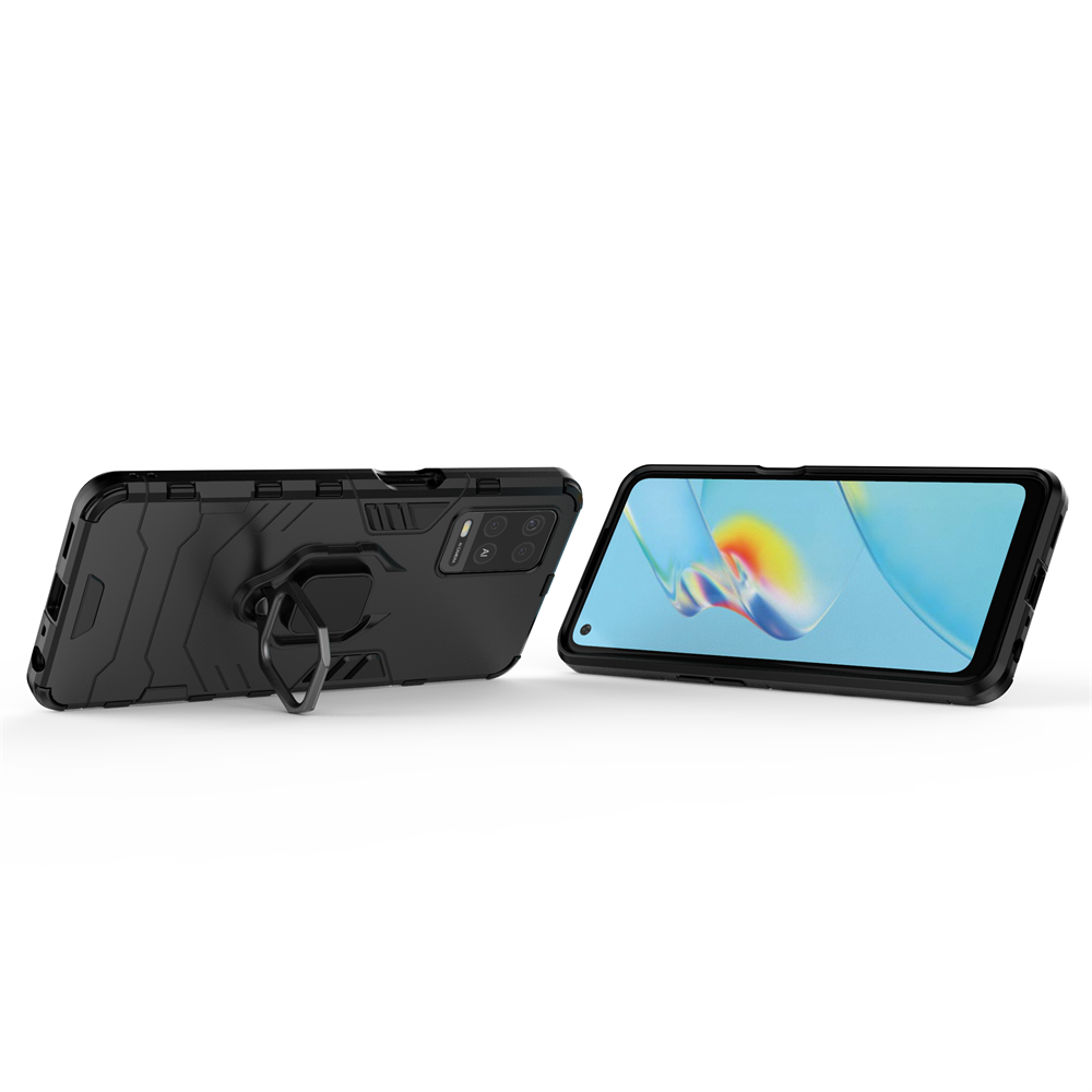 ốp lưng Giá đỡ tích hợp Vỏ tương thích Cho OPPO A54 A54S A53 A53S A52 A55 A56 A72 A73 A92 A32 A31 A35 A36 A39 A12S A15 A16 A16S A17 A17K A5 A7 A8 A9 A5S Ốp giáp từ tính Vỏ cứng Case